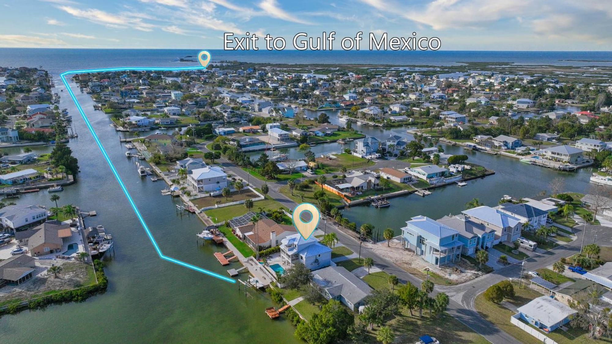 5 Bed3Bath Waterfront Pool Home With Full Gym, Office, And Heated Pool! Hernando Beach Eksteriør bilde